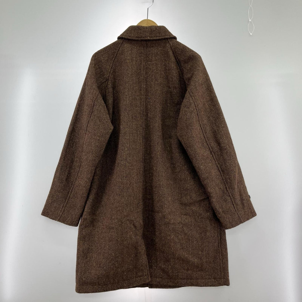 その他アウター Harris Tweed コート 茶 (L) L ブラウン