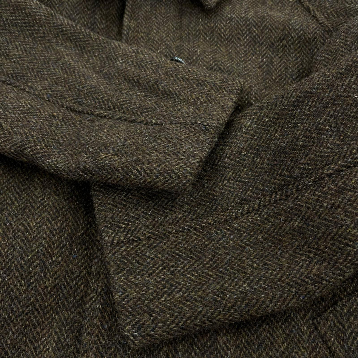 その他アウター Harris Tweed コート 茶 (L) L ブラウン
