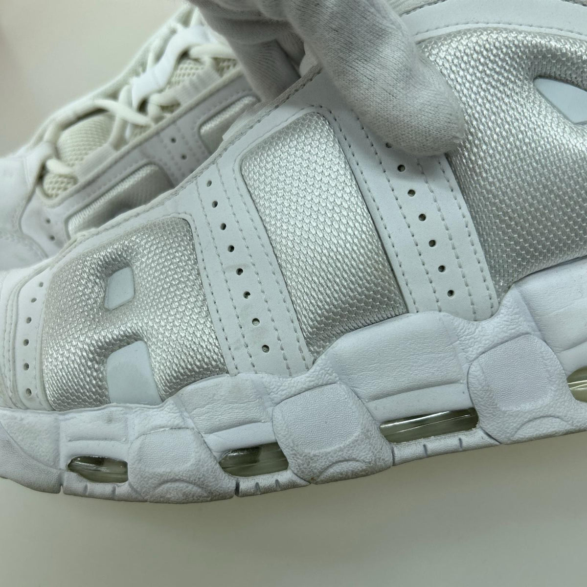 スニーカー FZ3055-100 Air More Uptempo Low (29.5) 29.5cm (US11 1/2 UK11 EU49) ホワイト