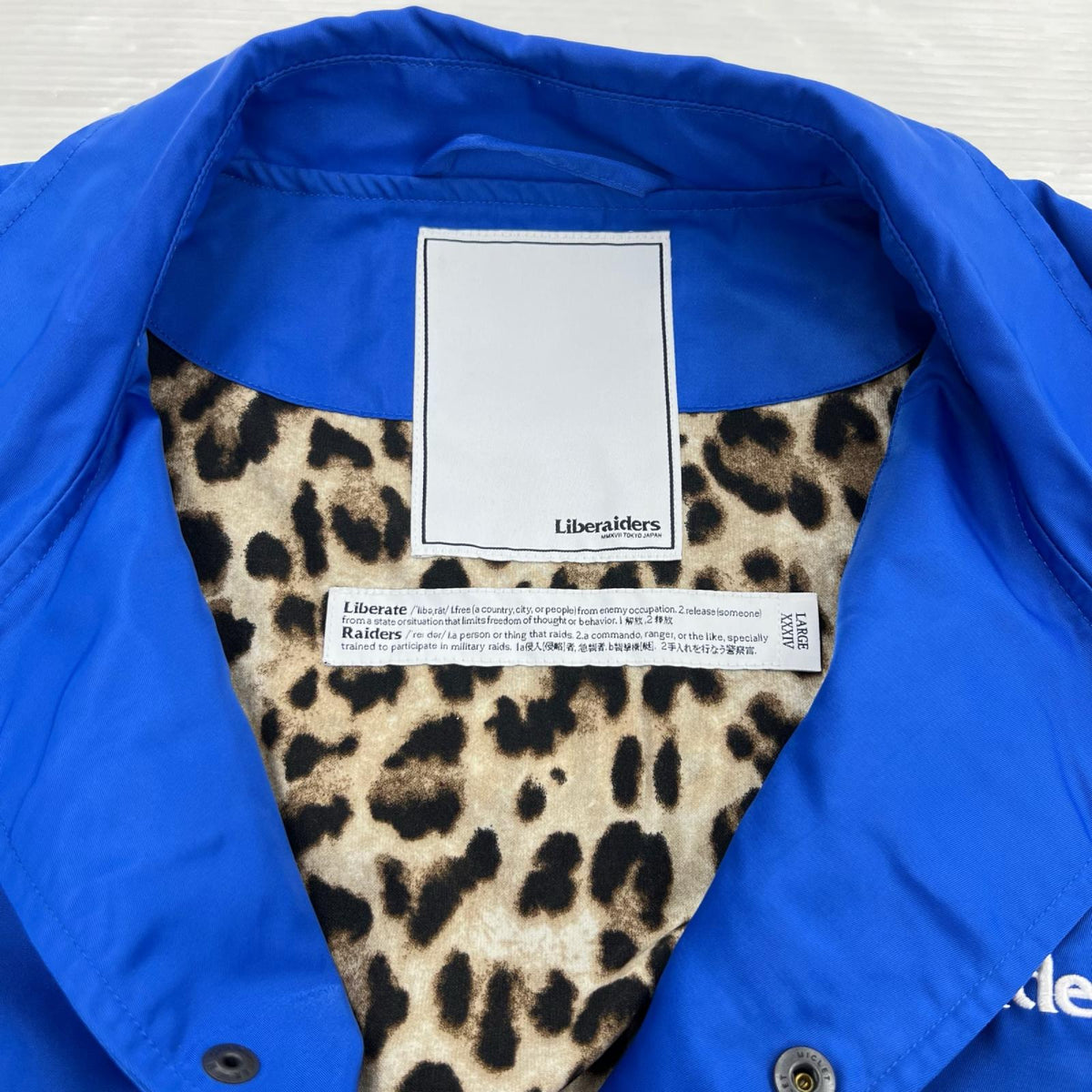 ジャケット Liberaiders コーチジャケット L ブルー