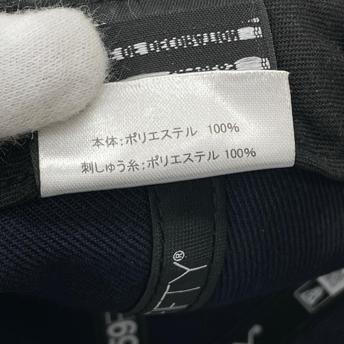 キャップ Faux Pearl NYロゴ ネイビー ネイビー