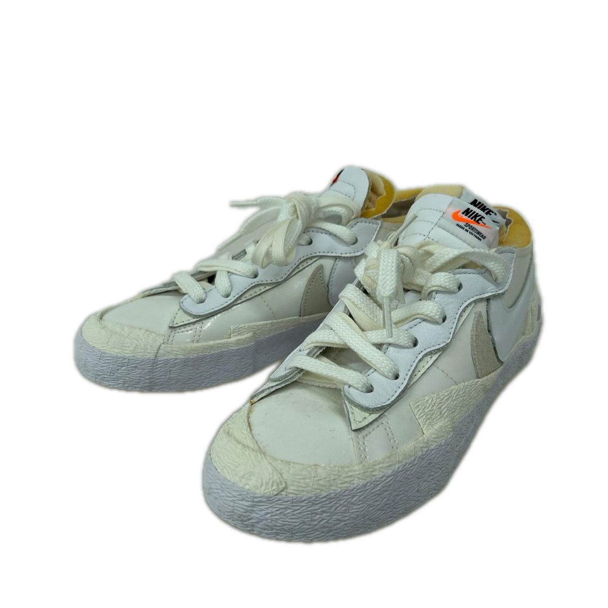 スニーカー ×Sacai BLAZER LOW (26.5cm) 26.5cm (US8 1/2 UK8 EU43) ホワイト