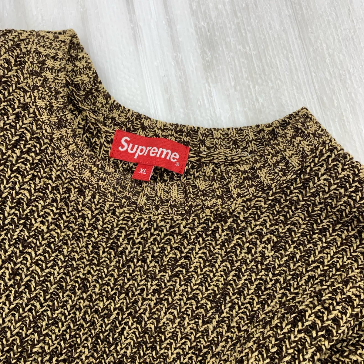 ニット 21AW Melange Rib Knit Sweater (XL)
