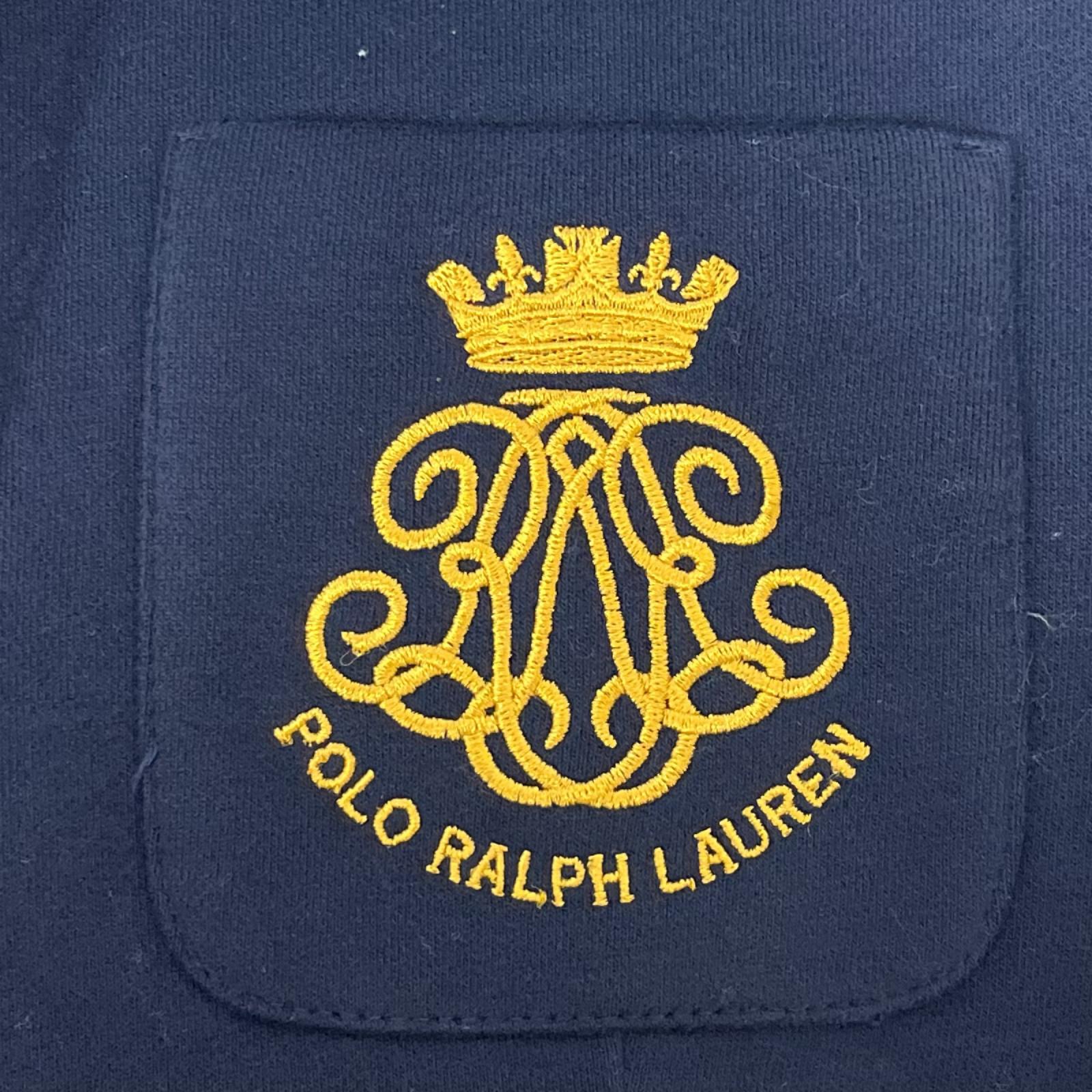 テーラードジャケット POLO RALPH LAUREN ロゴクレスト 金釦 ブレザー 0 ネイビー 0