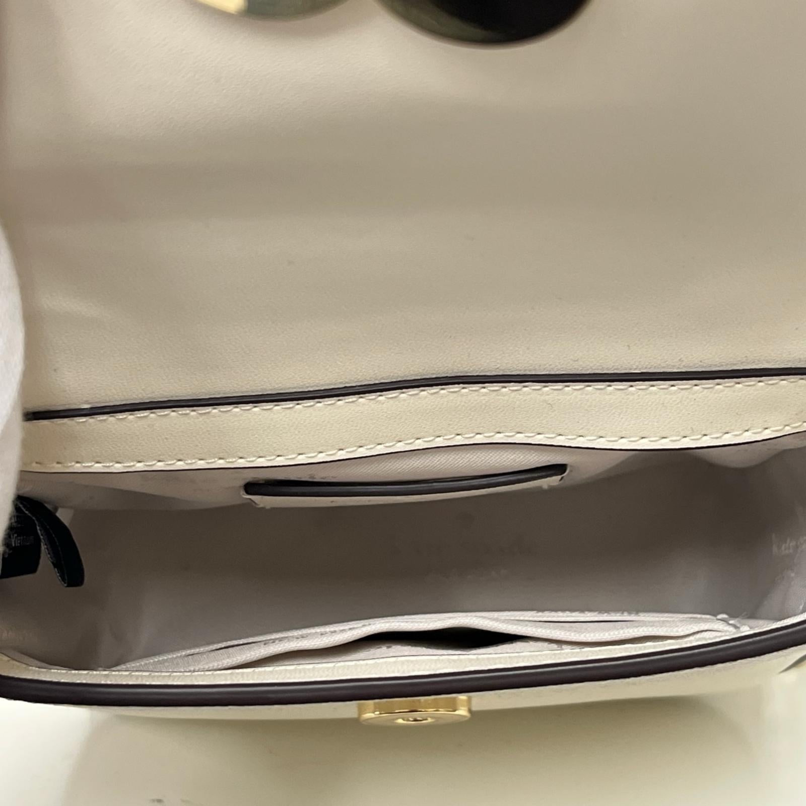 ショルダーバッグ kate spade new york ハートハードウェア チェーンショルダーバッグ アイボリー