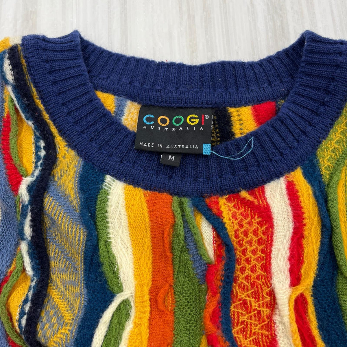 ニット COOGI AU製 マルチカラー 3Dニット (M) M マルチカラー