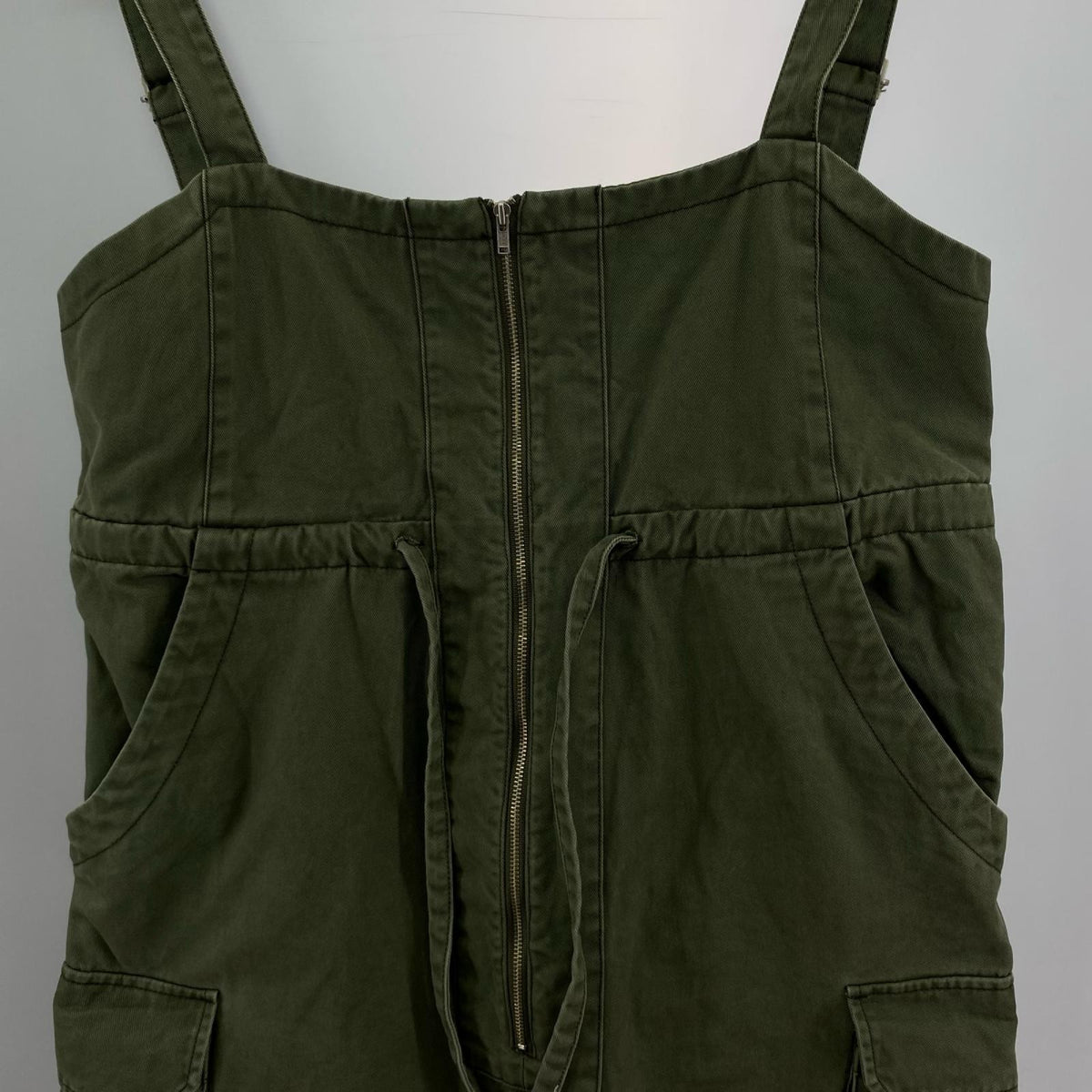 サロペット sea room lynn 緑 size:M M カーキ