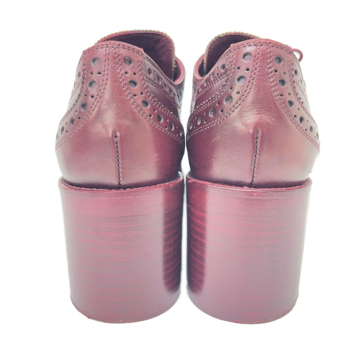 miumiu ウィングチップヒールローファー(351/2)