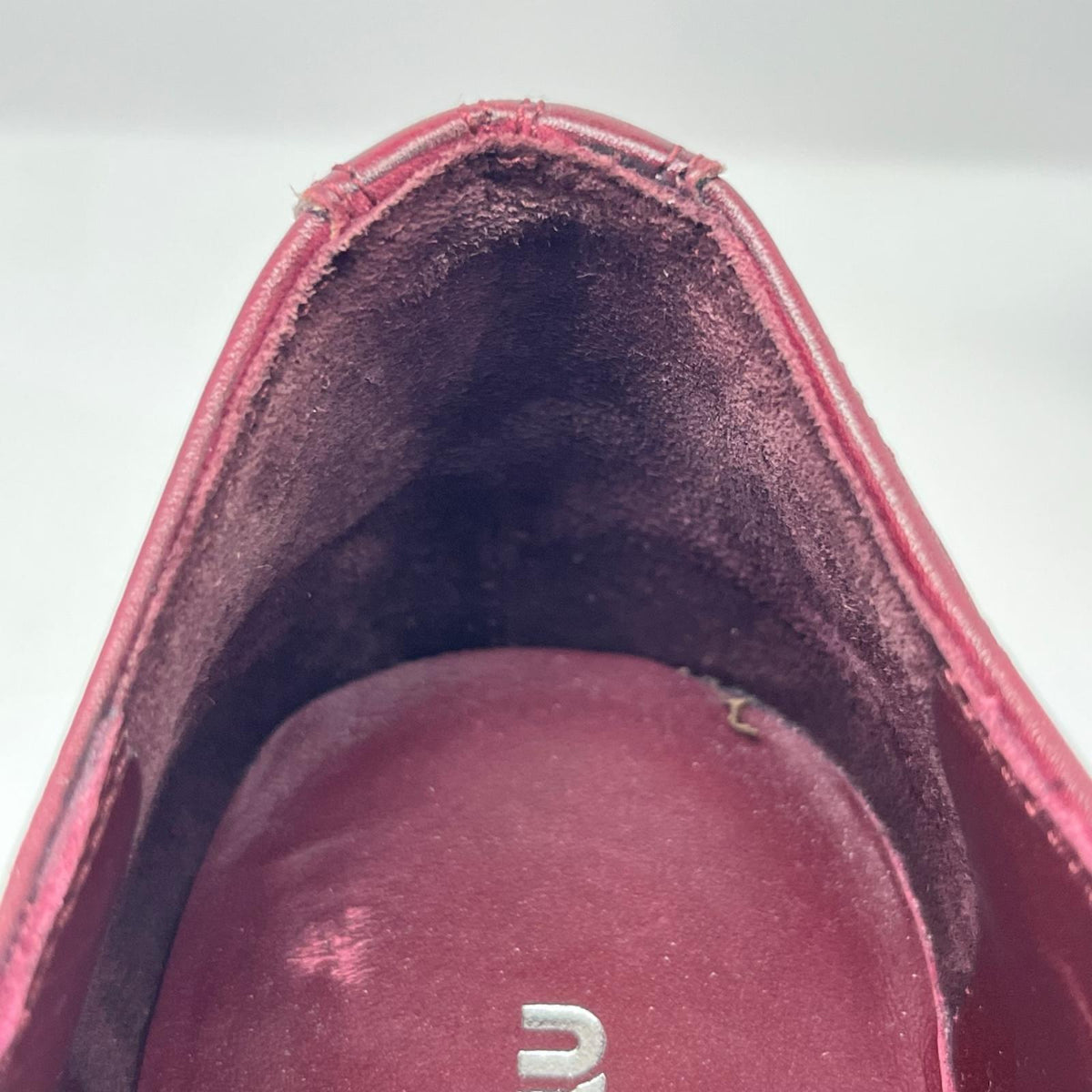 miumiu ウィングチップヒールローファー(351/2)