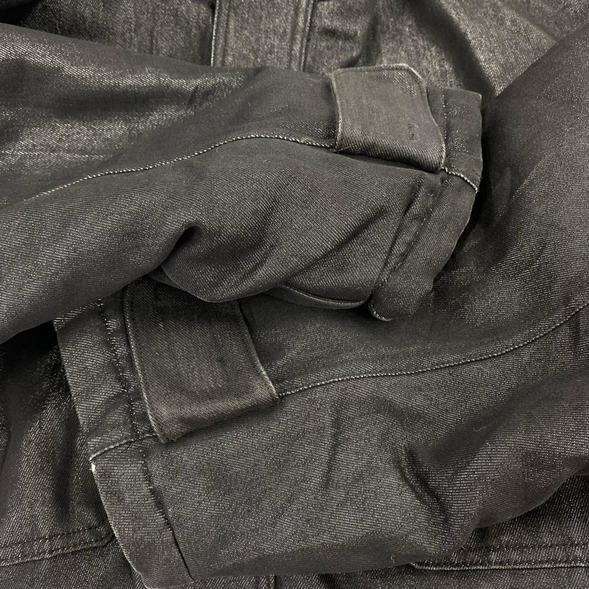 ブルゾン ROCA WEAR キルティング ファー付き 黒 (XXL) ブラック