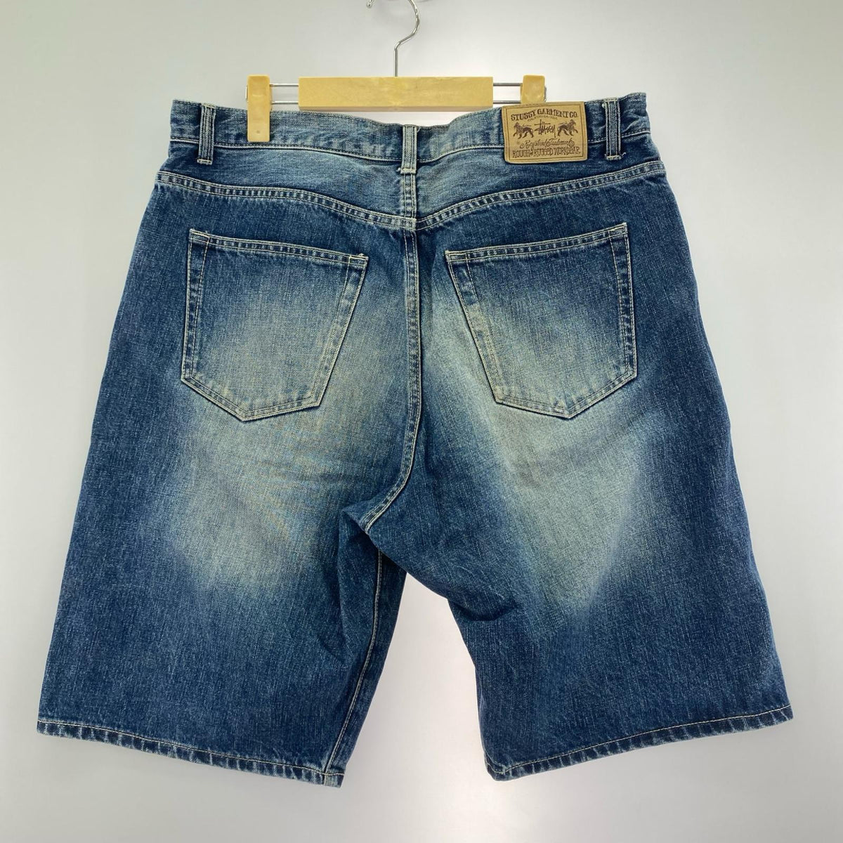 ショートパンツ ROUGH RUGGED デニムショーツ 青 (34) 34 ブルー