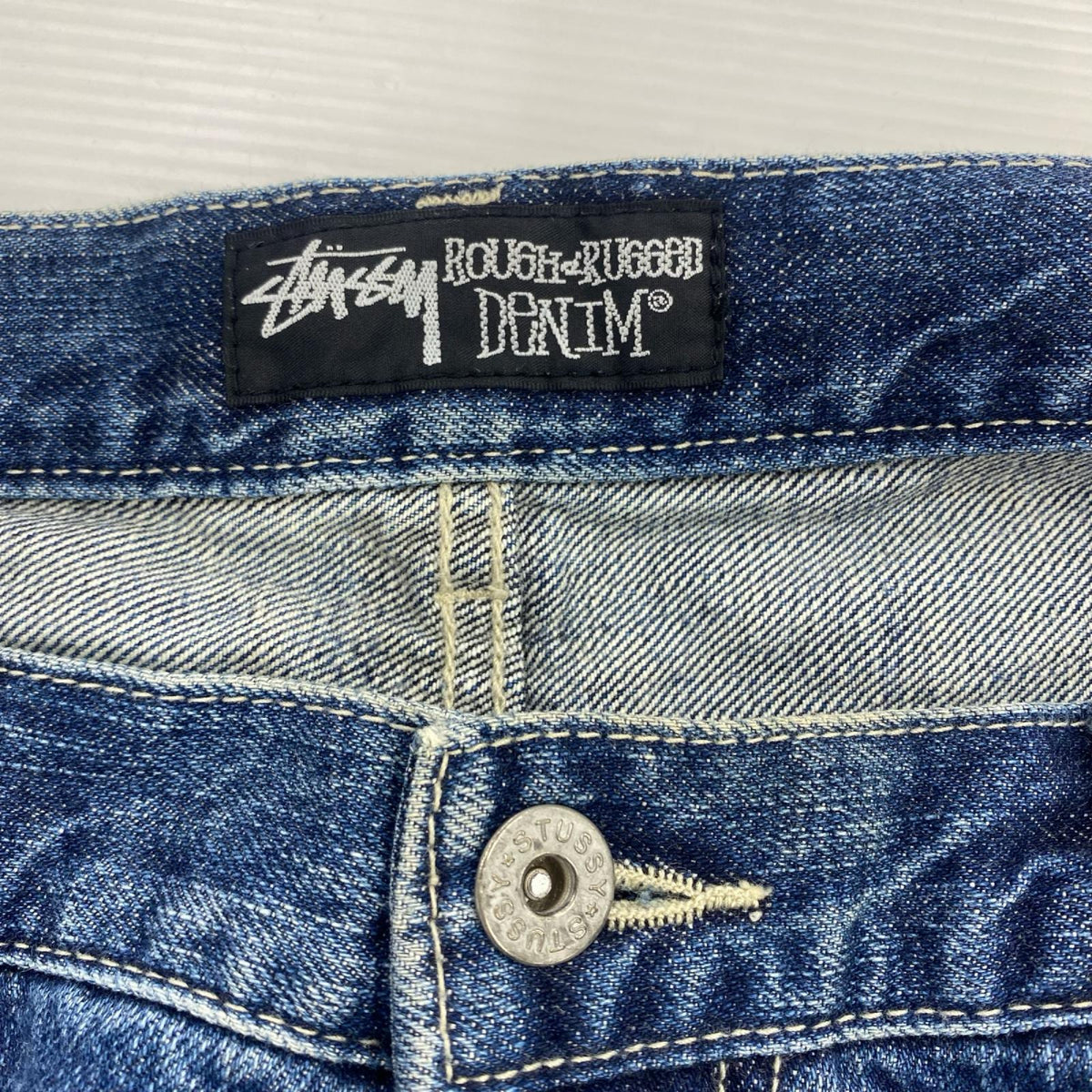 ショートパンツ ROUGH RUGGED デニムショーツ 青 (34) 34 ブルー
