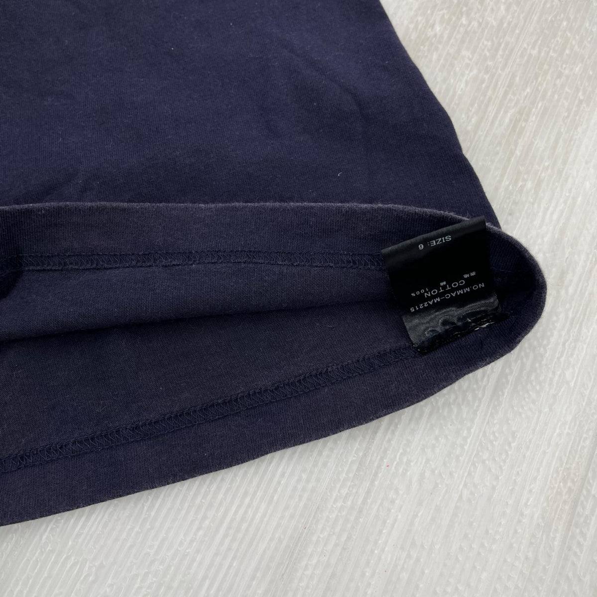 半袖Tシャツ 6 NVY ネック色褪せ有