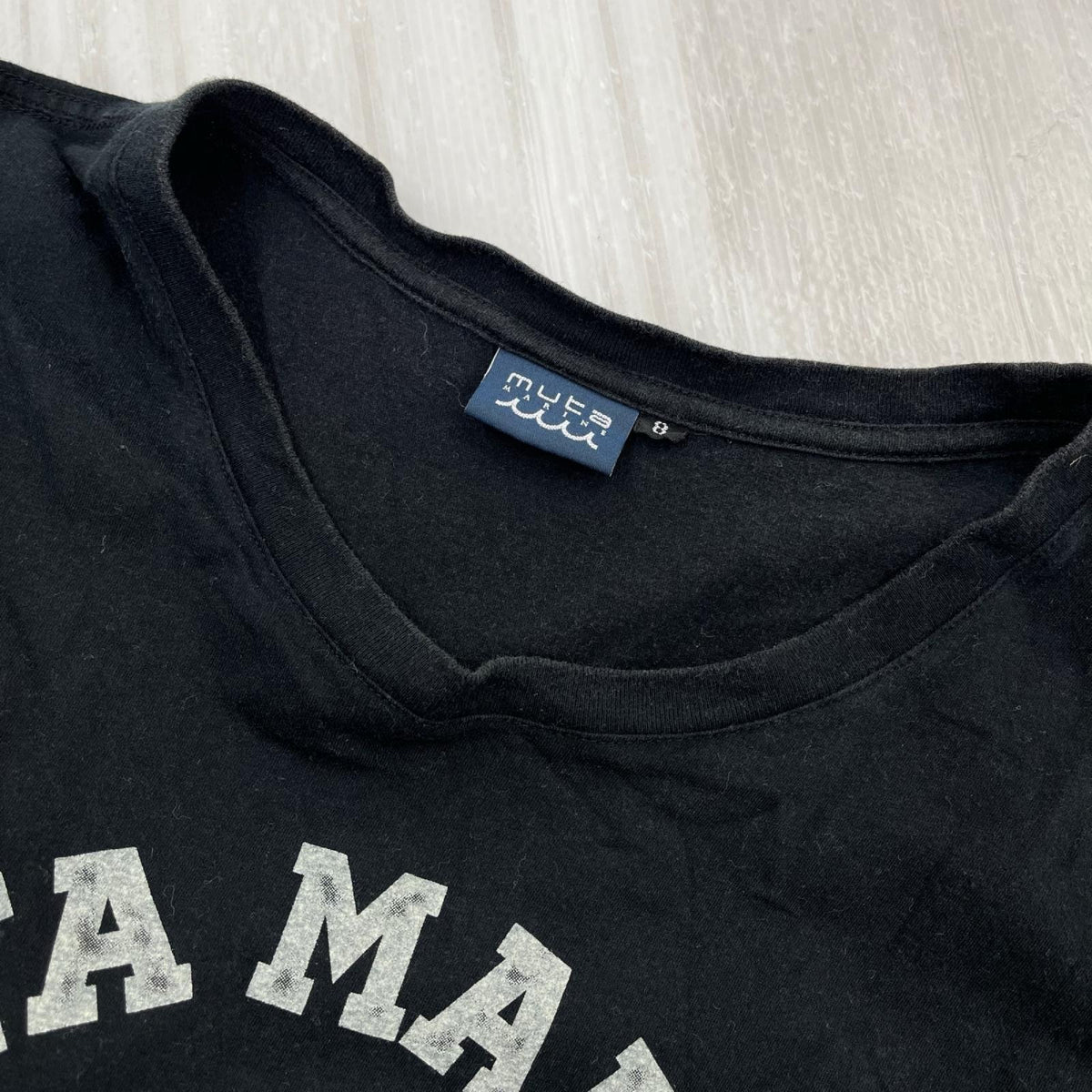 半袖Tシャツ muta サイズ8 BLK MMJC-434085 ブラック