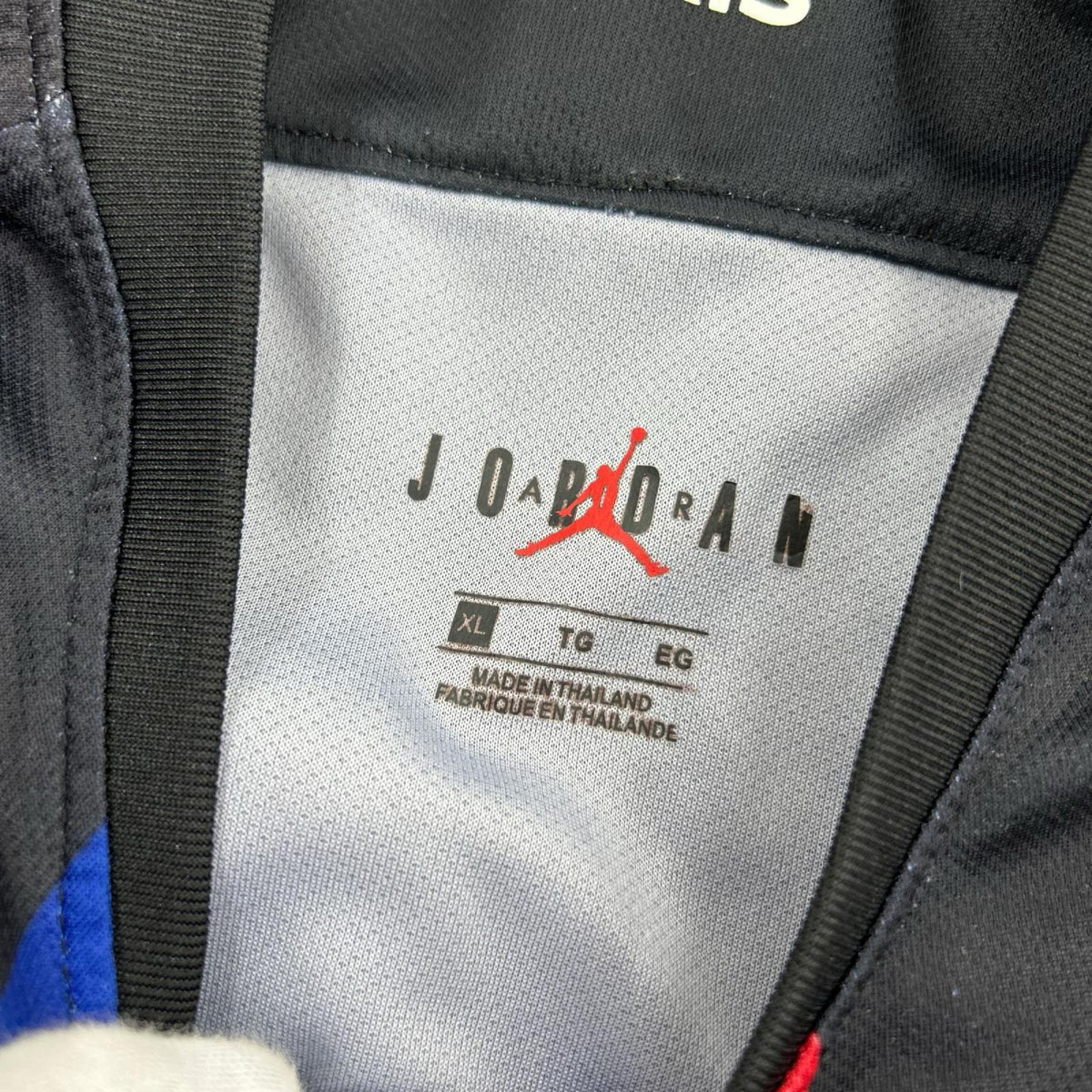 半袖Tシャツ NIKE ジョーダン × サンジェルマン ユニフォーム スポーツシャツ 黒 ブラック