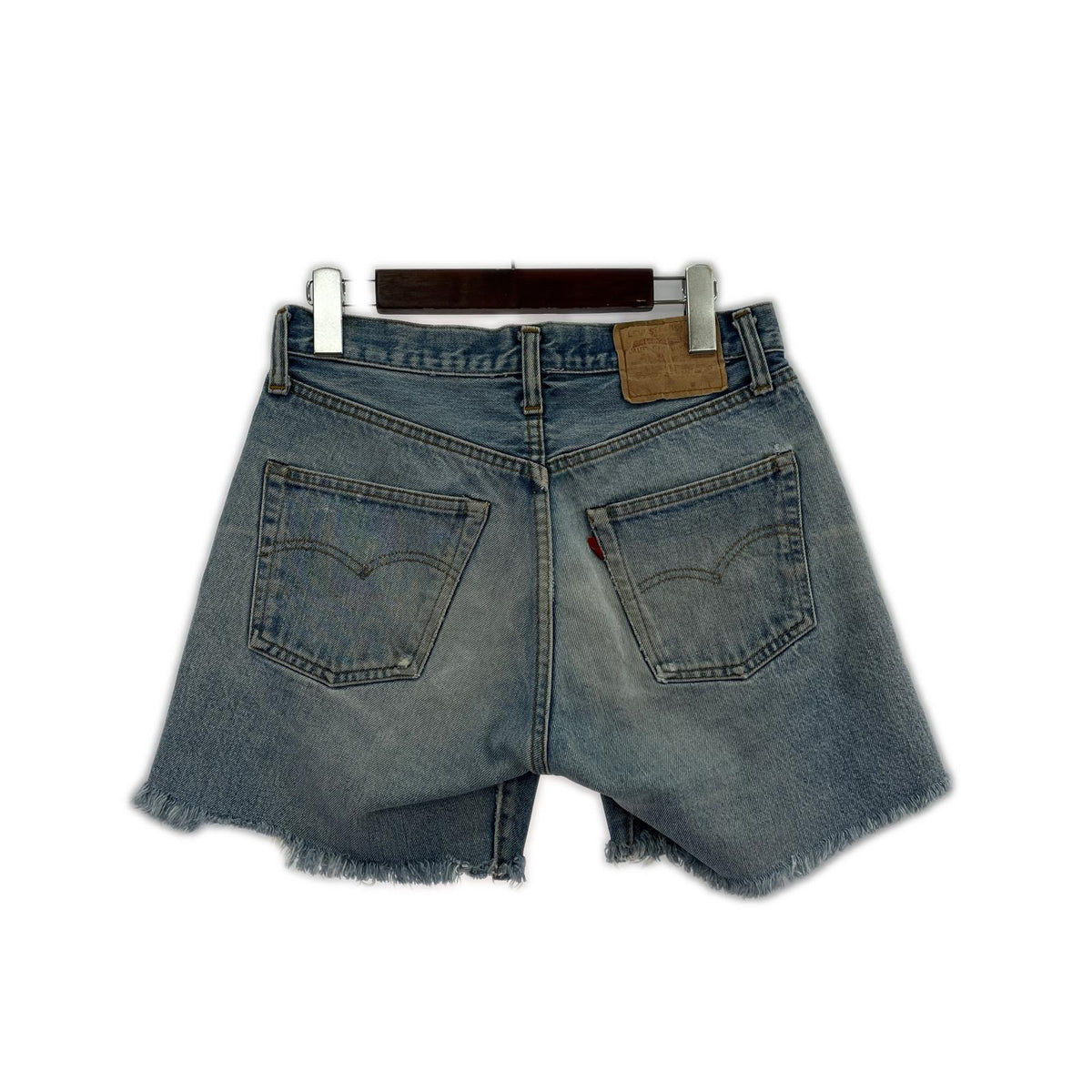 ショートパンツ 501 66後期 カットオフデニムショーツ (W29程度) ブルー