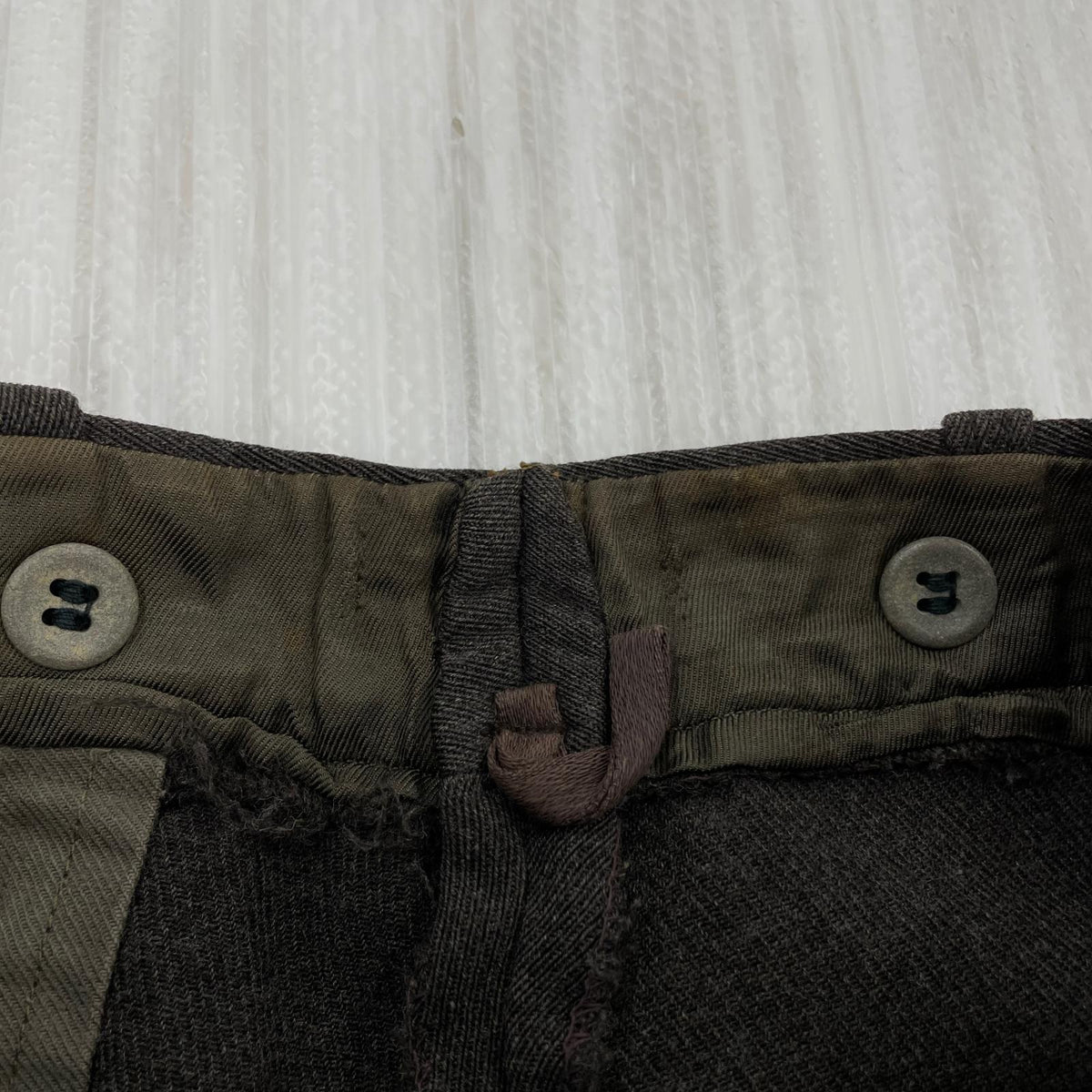 パンツ 50s スウェーデン軍 ミリタリー トラウザー ブラウン