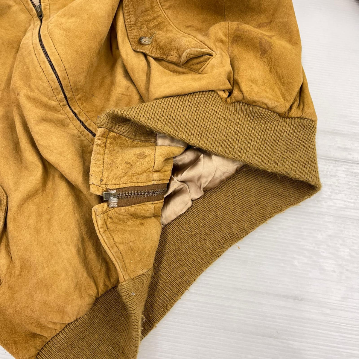 レザージャケット 80s BROOKS BROTHERS スウェードレザージャケット 42