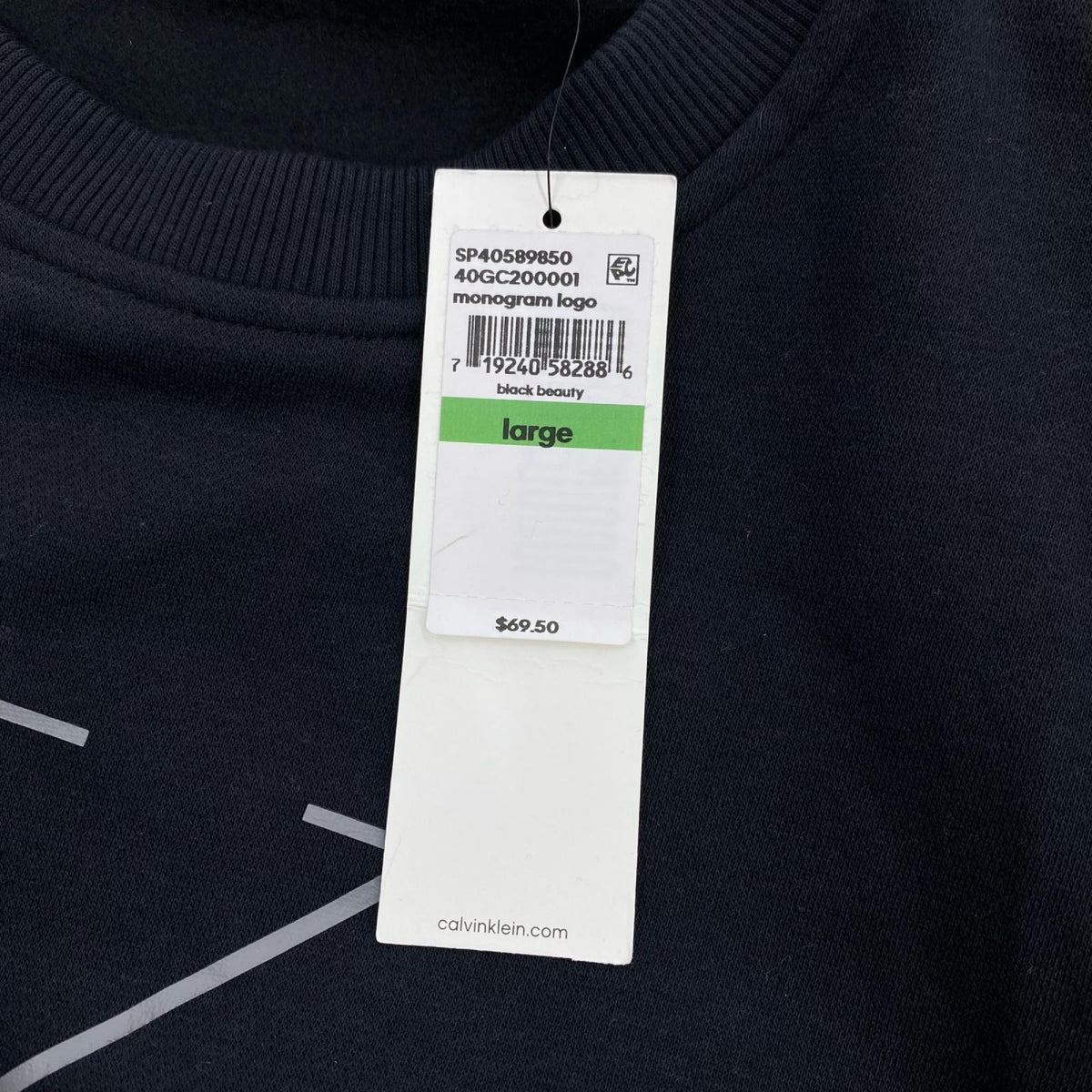 スウェット Calvin Klein スウェット・トレーナー L ブラック