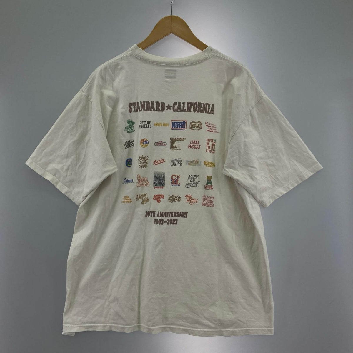 半袖Tシャツ 20th ANIIVERSARY 白 (XL) ホワイト