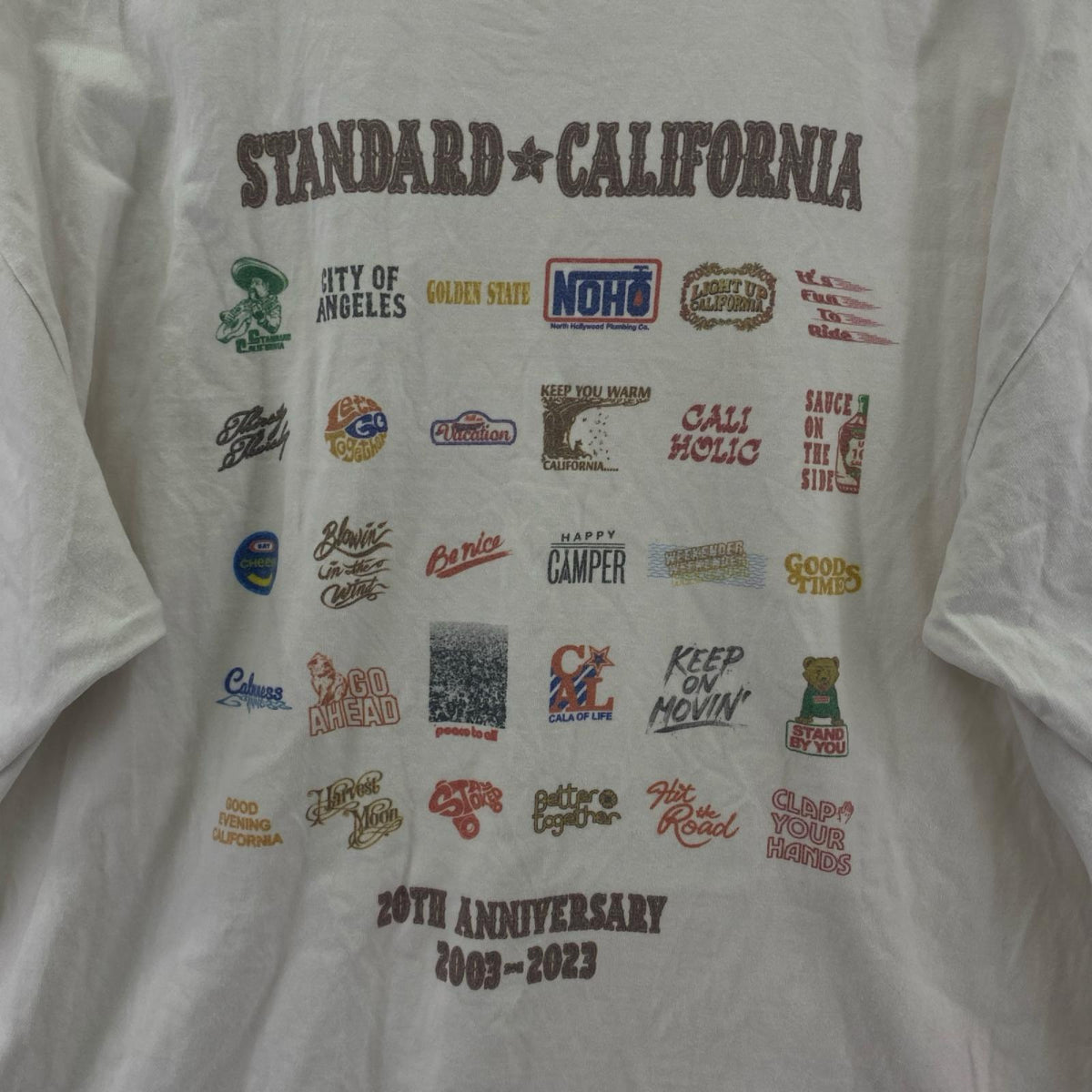 半袖Tシャツ 20th ANIIVERSARY 白 (XL) ホワイト
