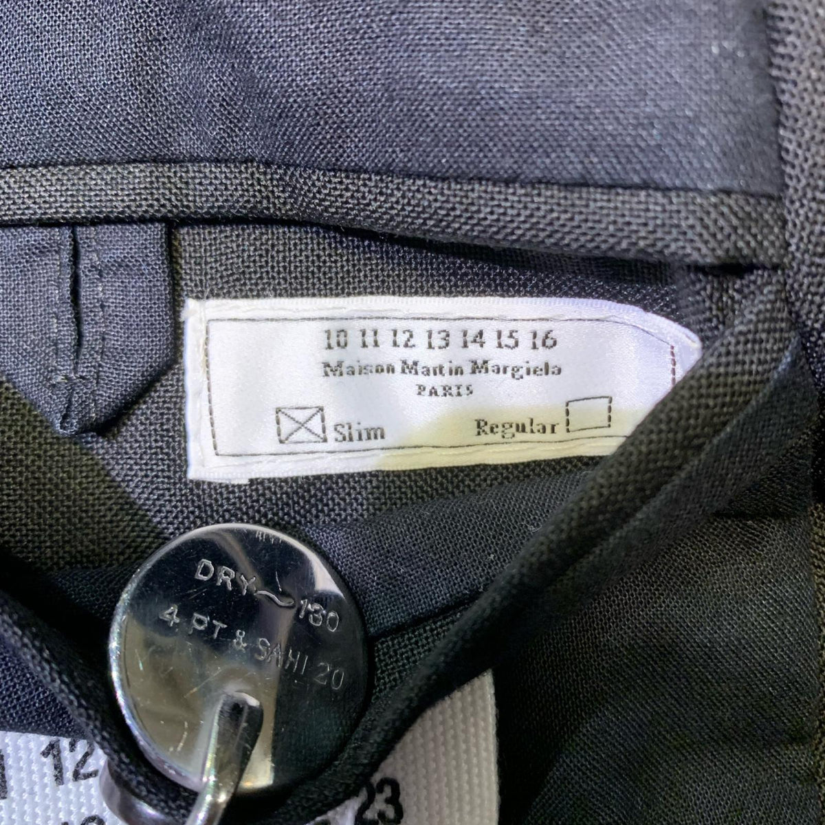 ジャケット 14SS ヴァージンウール ノーカラージャケット