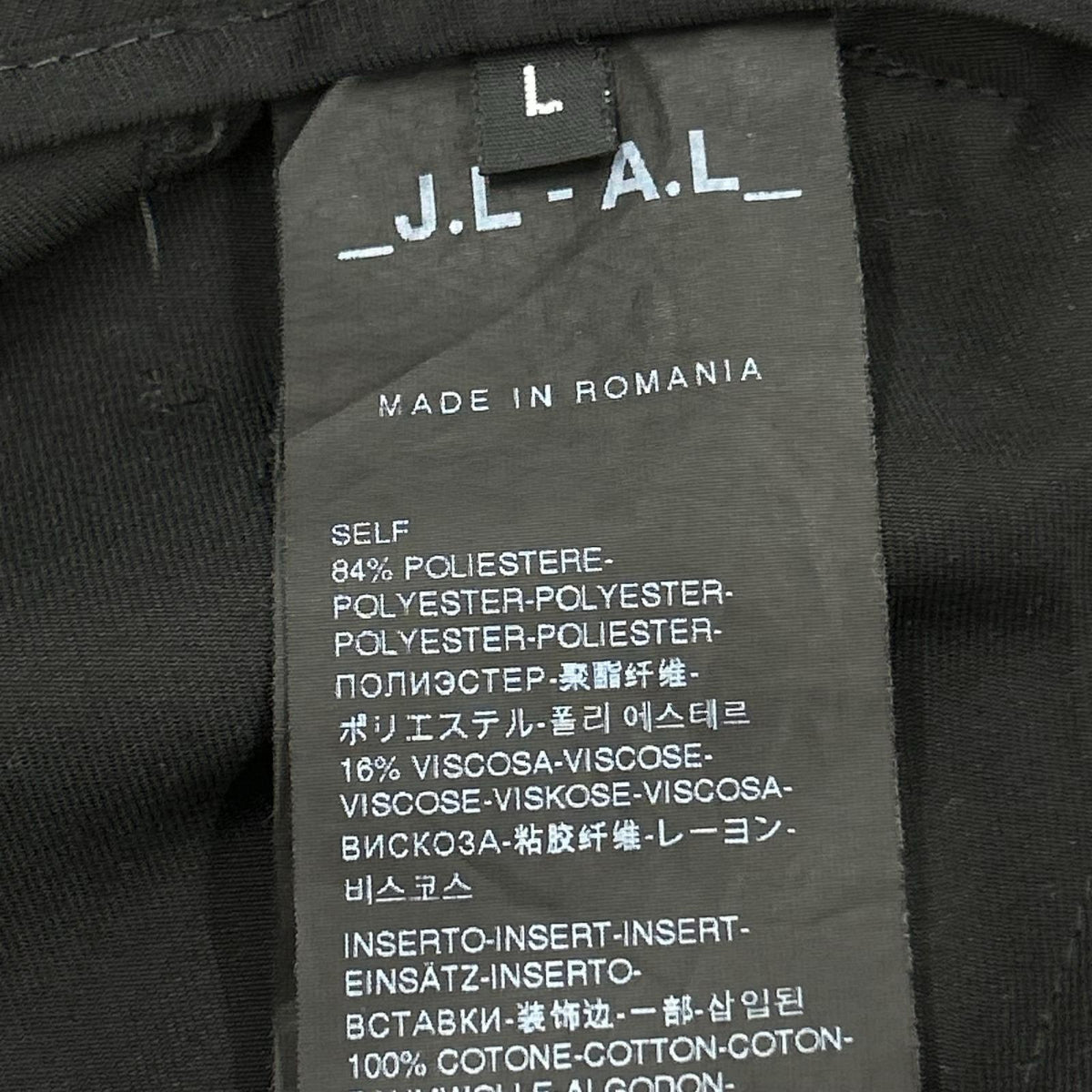 パンツ _J.L-A.L_ Bellow Trouser ブラック L ブラック