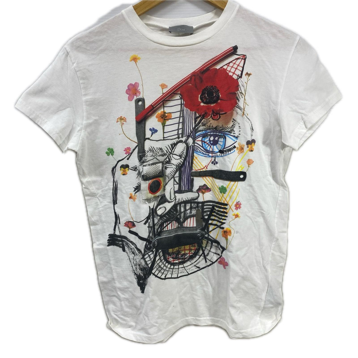 Dior グラフィックデザインTEE 白