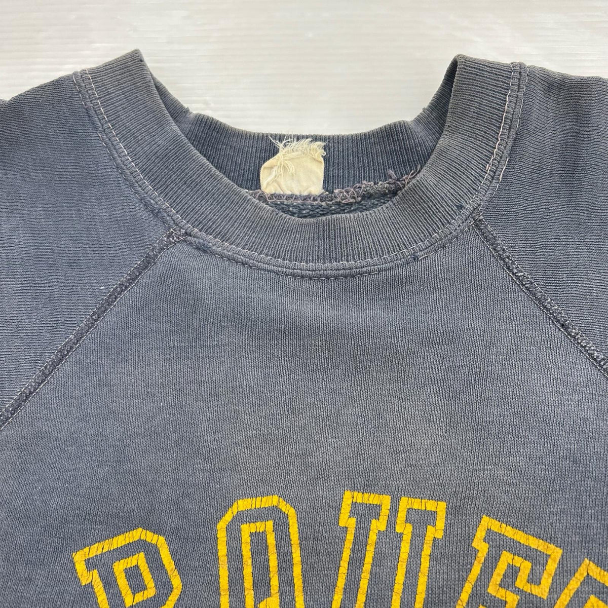 スウェット 60s フロッキー 半袖スウェット 紺 L ネイビー