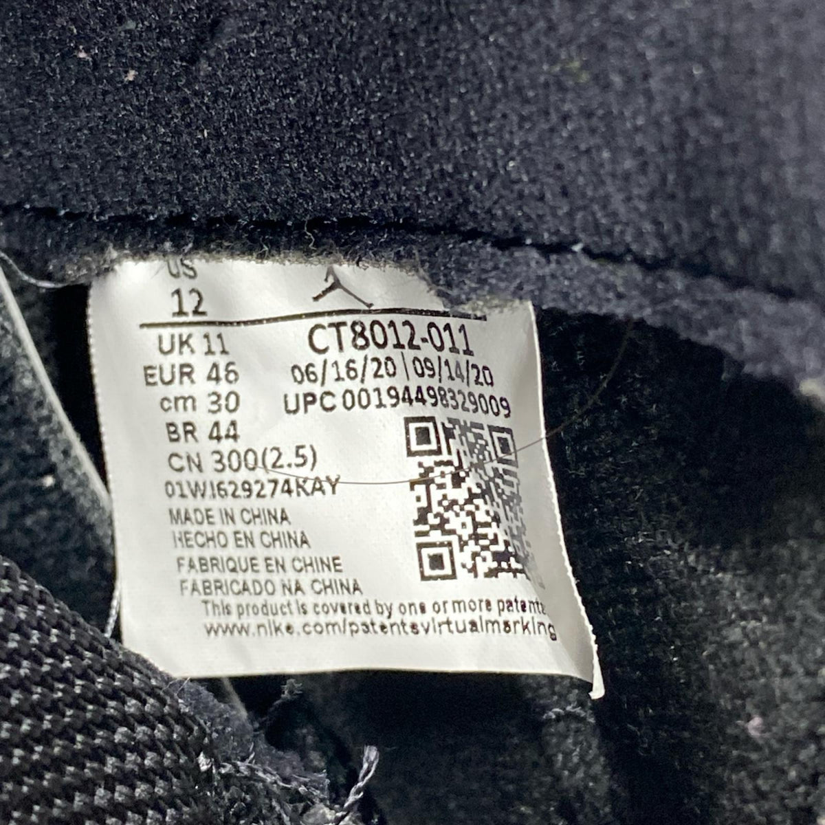 スニーカー AIR JORDAN 11 JUBILEE CT8012-011 30.0cm 30cm (US12 UK11 1/2 EU50) ブラック