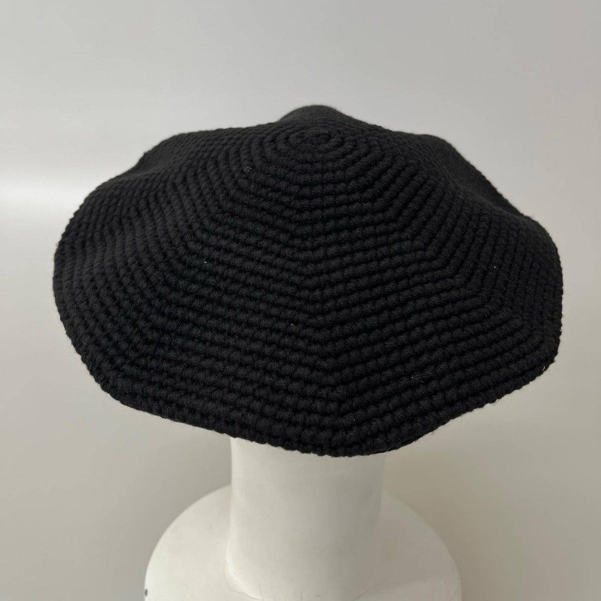 ニットキャップ ニット ベレー帽 blk ブラック