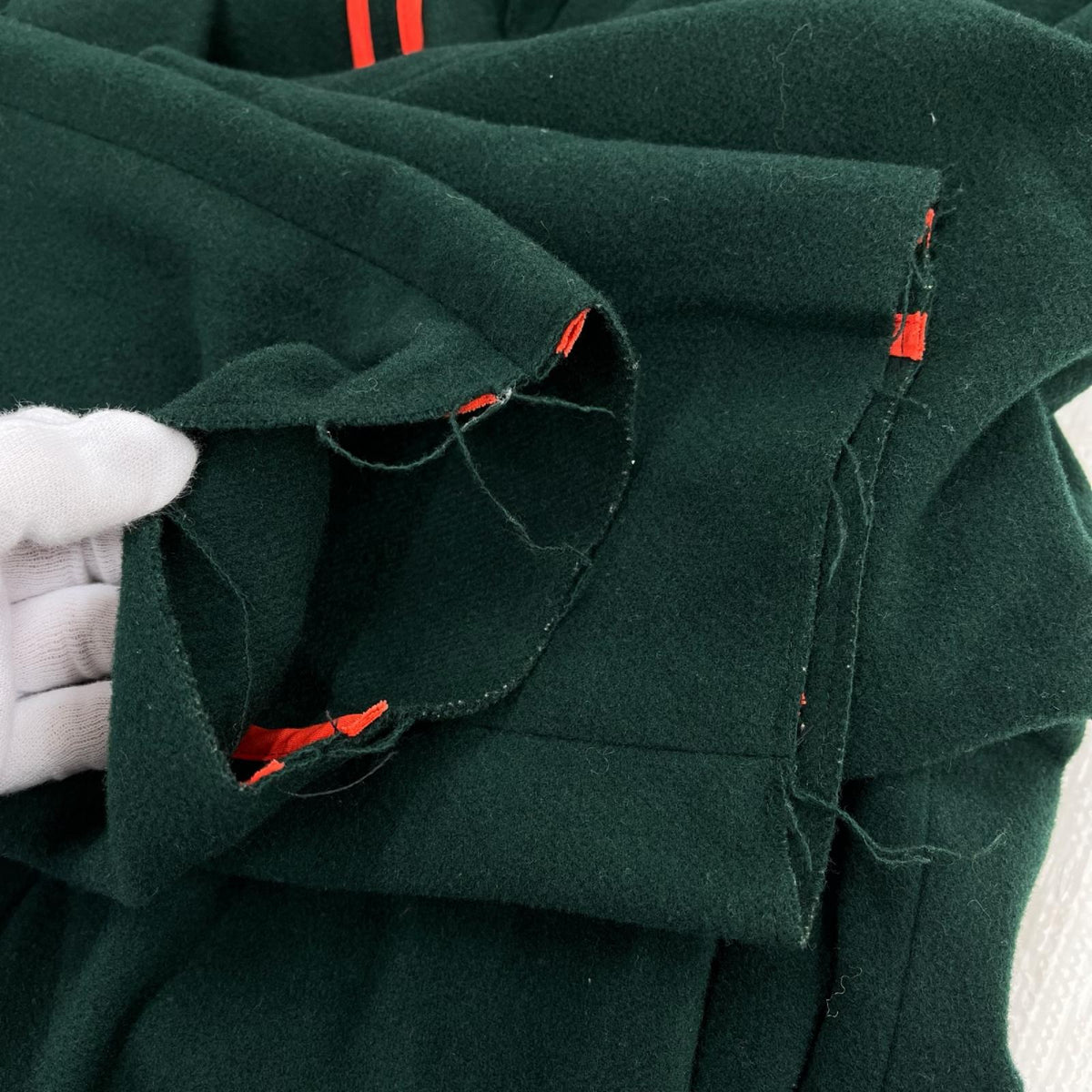 その他アウター × NIUKU 20AW WOOL GOWN COAT 1 グリーン