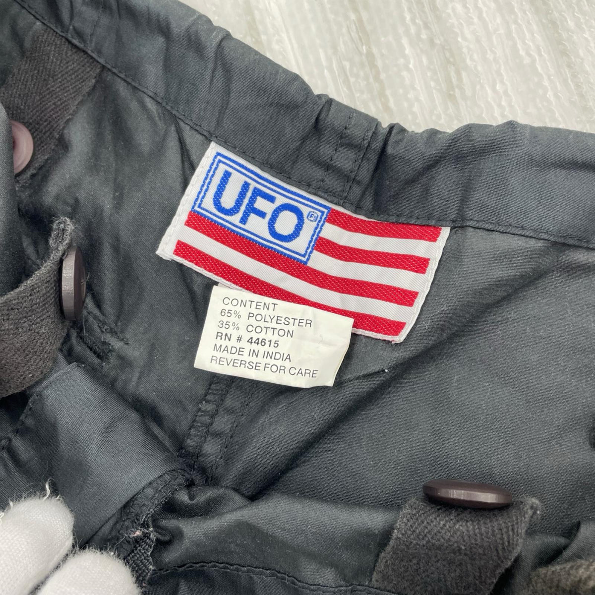 パンツ 90-00s UFO JEAMS 44615 カーゴパンツ BLK XS ブラック