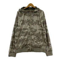 ジャケット 00S ERIC HAZE ナイロンジップアップ 迷彩 (L) L ベージュ