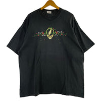 半袖Tシャツ 00S Grateful Dead スカルフラワー 黒 (XL) ブラック