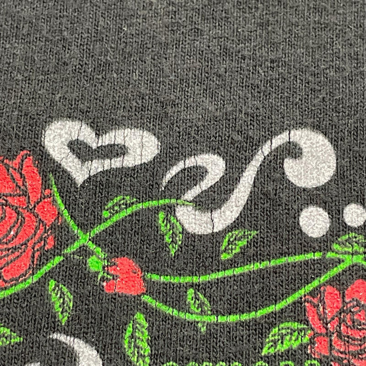 半袖Tシャツ 00S Grateful Dead スカルフラワー 黒 (XL) ブラック