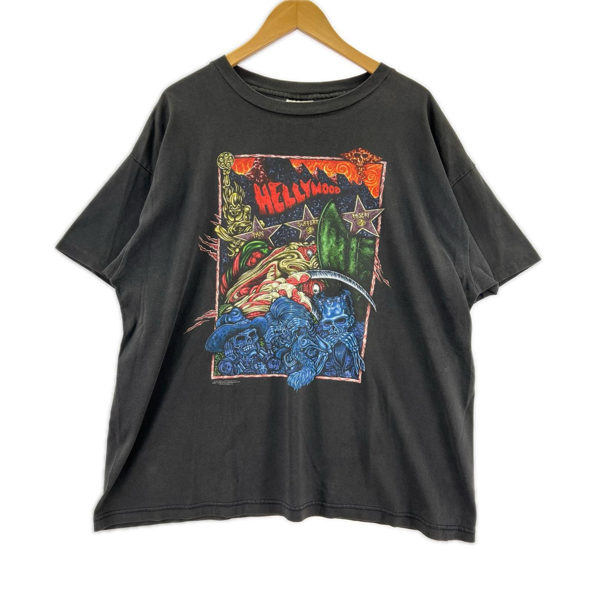 半袖Tシャツ 90S USA製 Nightmare on Elm Street 黒 (XL) ブラック