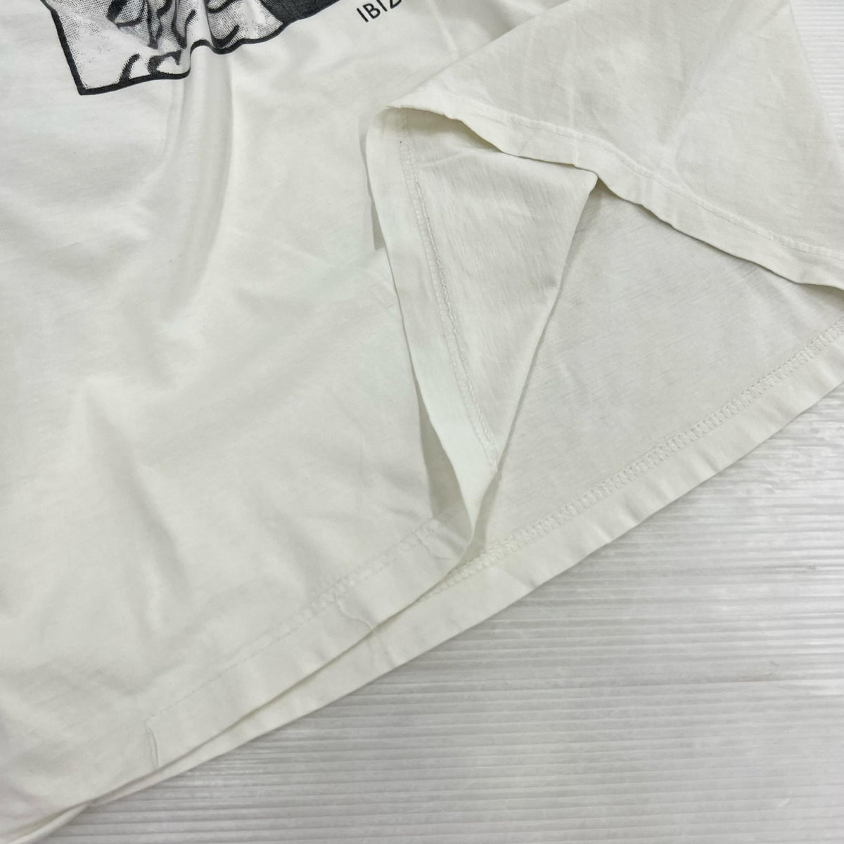 半袖Tシャツ 90~00S ユーロ フォトTee IBIZA 白 (XL) ホワイト