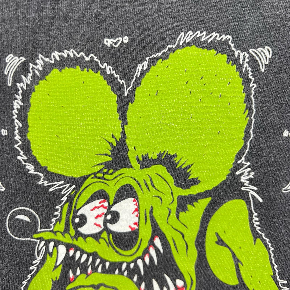 半袖Tシャツ 00S ラットフィンク 黒 (XL) ブラック