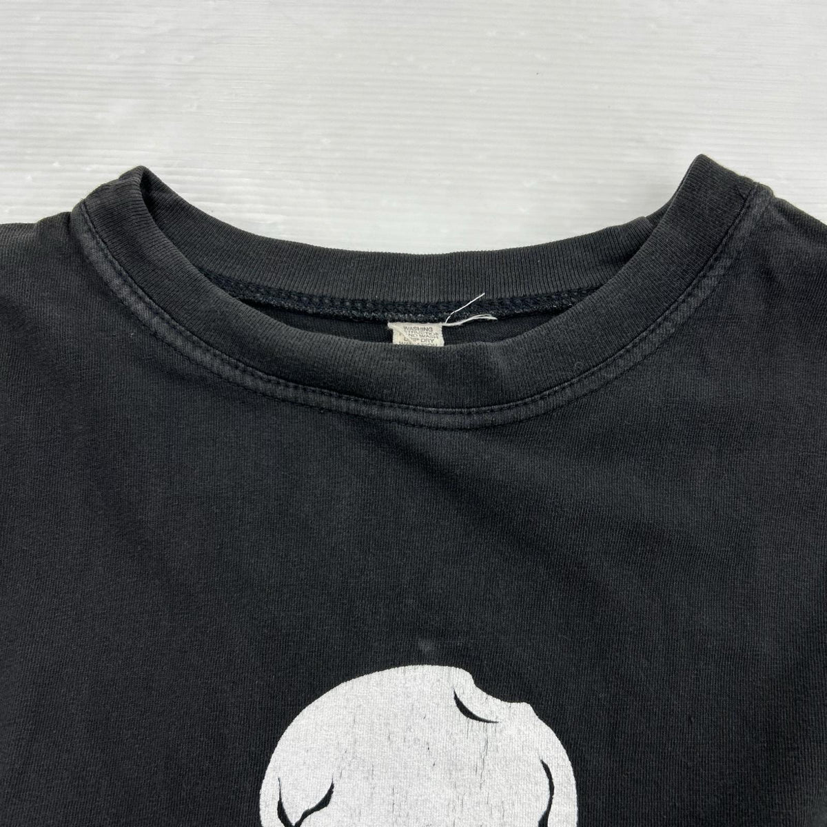 半袖Tシャツ 00S JACKASS スカル&松葉杖 黒 (XXL) ブラック
