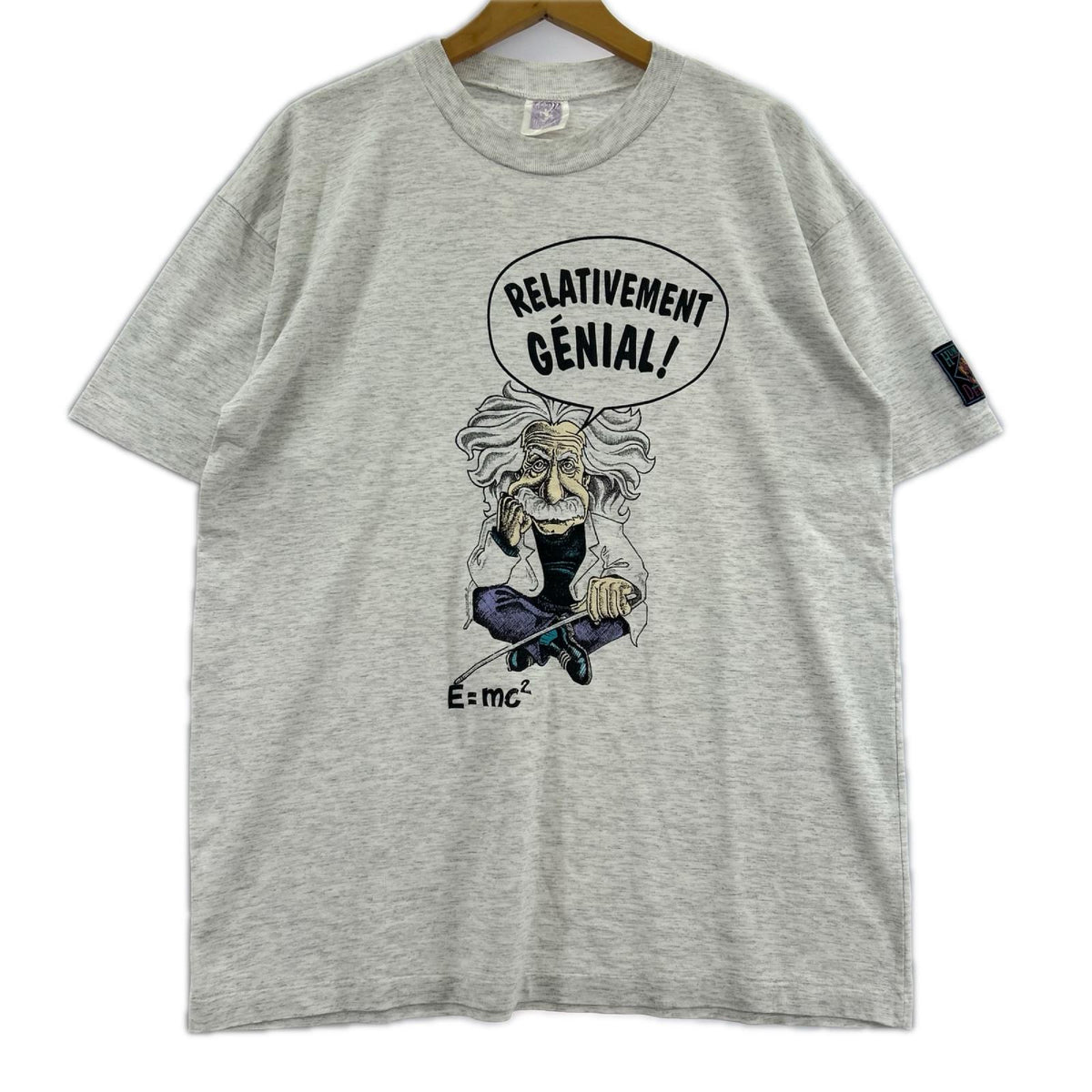 半袖Tシャツ 90S アインシュタイン E=mc2 グレー (-) グレー
