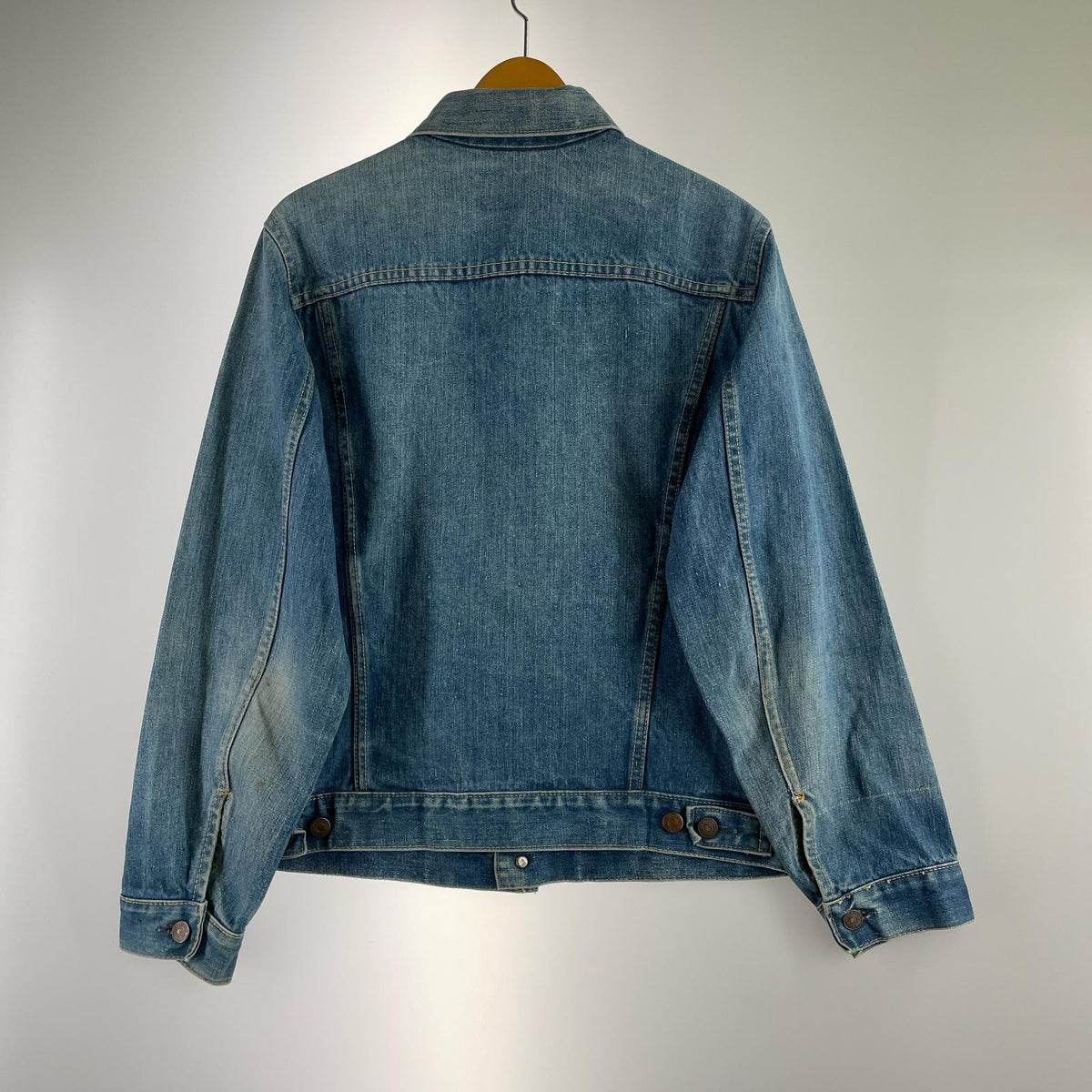 デニムジャケット 70S 70505 BIGE ボタン裏375 ブルー