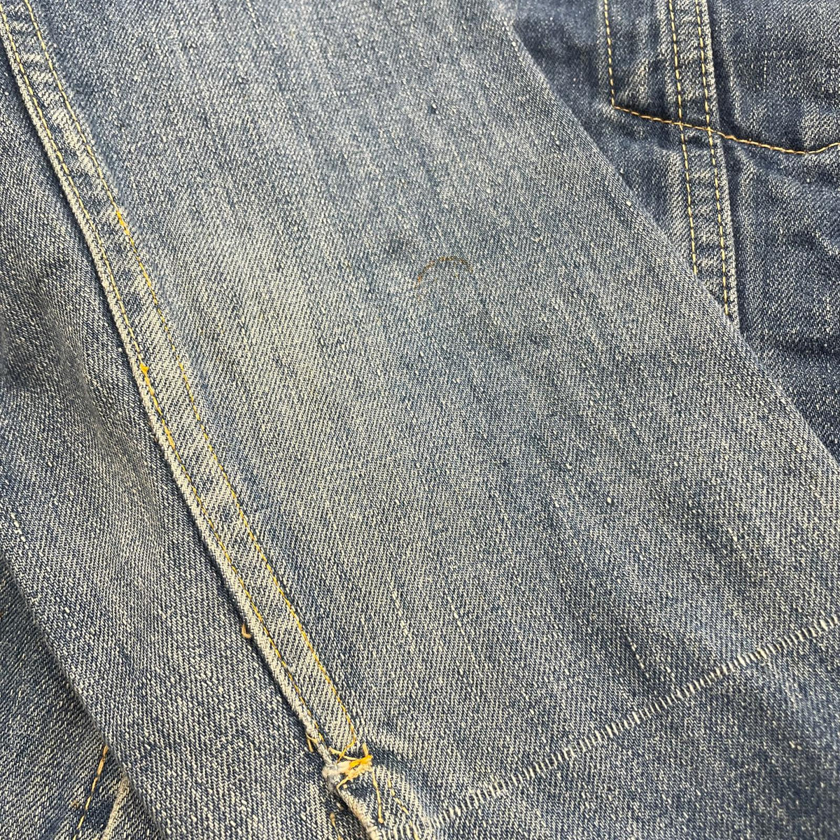 デニムジャケット 70S 70505 BIGE ボタン裏375 ブルー