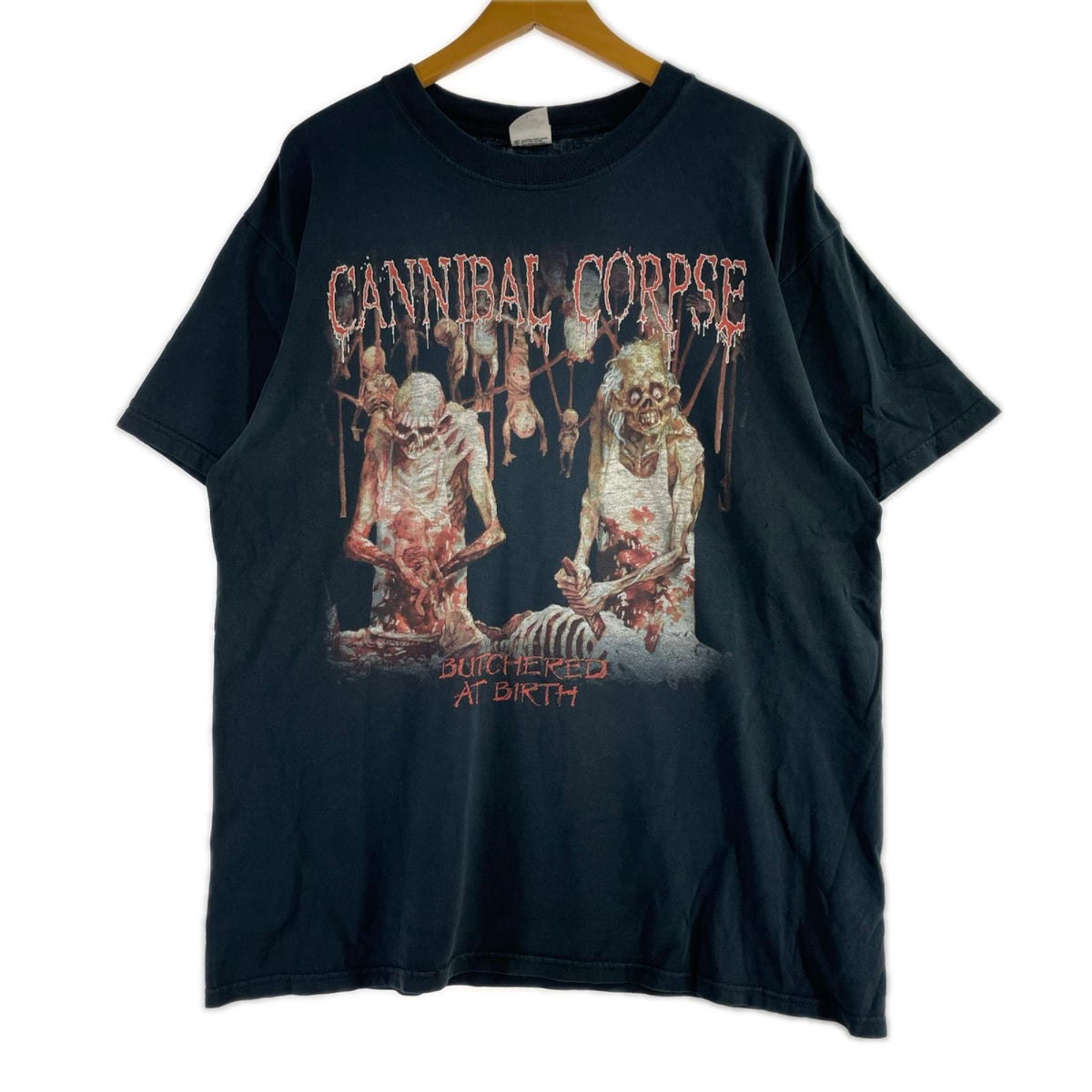 半袖Tシャツ 00S Cannibal Corpse プリント 黒 (L) L ブラック