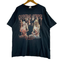 半袖Tシャツ 00S Cannibal Corpse プリント 黒 (L) L ブラック