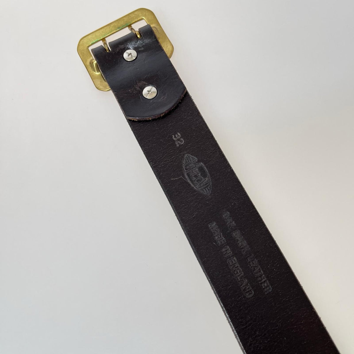 その他アクセサリー McCOY OAK BARK LEATHER BELT(32)ブラウン 32 ブラウン