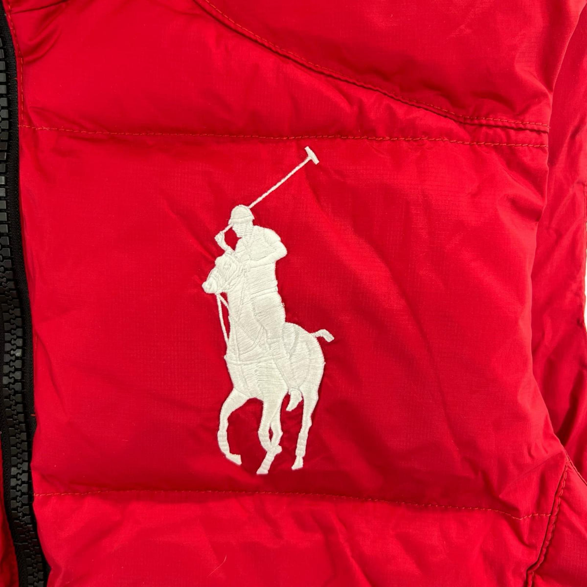 ダウンベスト POLO 赤 M レッド