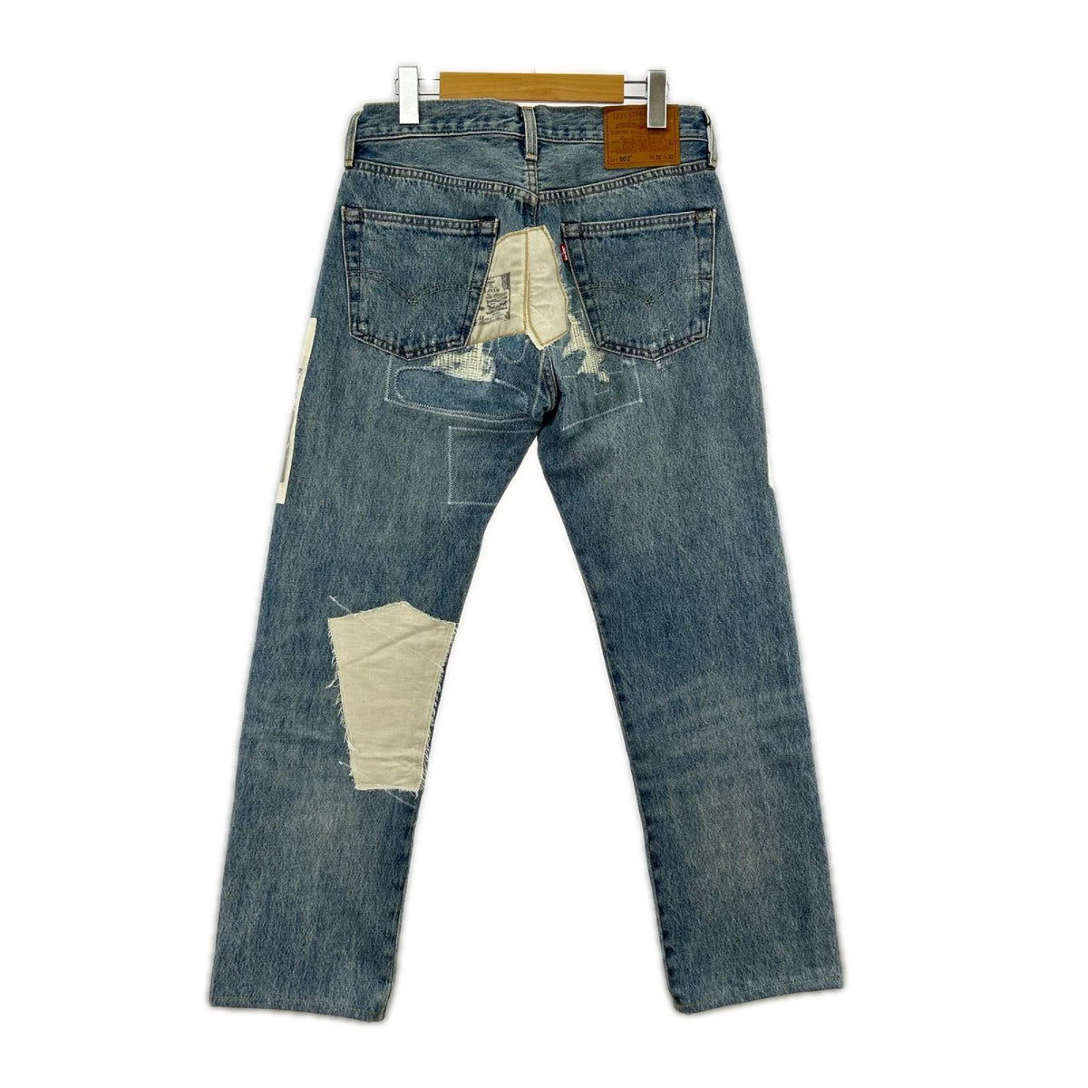 デニムパンツ 501 リメイク 30 ブルー