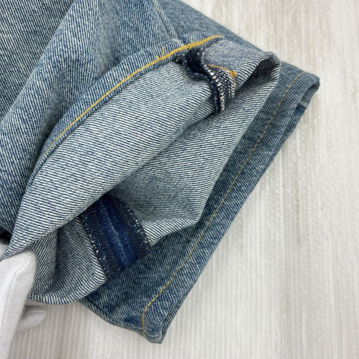 デニムパンツ 501 リメイク 30 ブルー