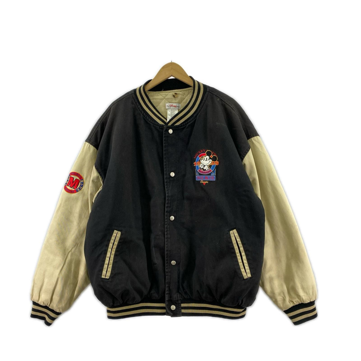 ジャケット 90S~ ディズニーストア スタジャン ブラック